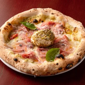 Mennyei pisztacias burrata pizza, csepelen
