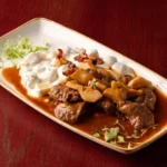 Guancia e gnocchi all’aneto