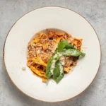 Ragú alla bolognese con tagliatelle